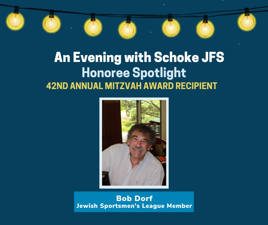 JFS_CT's tweet image. The Jewish Sportsmen's League is being honored with the 42nd Annual Mitzvah Award for An Evening with Schoke JFS on May 22, 2022.

Today we highlight JSL member, @bobdorf. 

To learn more about the event and register, visit: ctjfs.org
#Stamford #FairfieldCounty