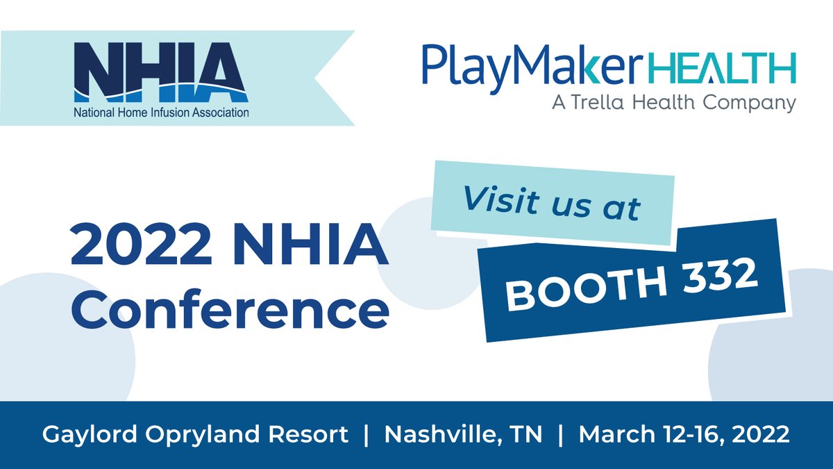 PlayMakerHealth's tweet photo. The countdown is on! We are gearing up to head to Nashville next month for the NHIA 2022 Annual Conference. Our team of Tyler Rardin, Jason Dillon &amp; Marc Culliton will be in attendance. Will you be visiting them at booth 332? https://t.co/W3482foyEJ @TWNHIA https://t.co/fBlYnZGRkP