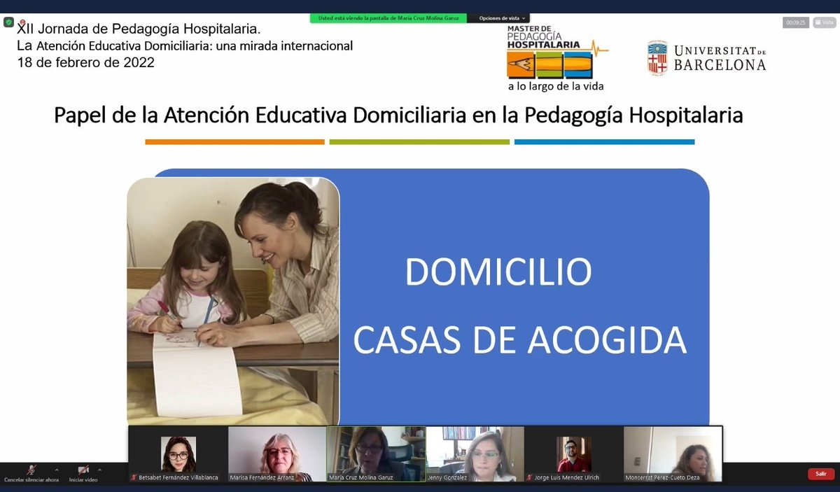 Asistimos a la VII JORNADA DE PEDAGOGÍA HOSPITALARIA. Conociendo experiencias de compañeros y compañeras de Cataluña, Chile e Italia.  #PedagogíaHospitalaria #EducaciónDomiciliaria