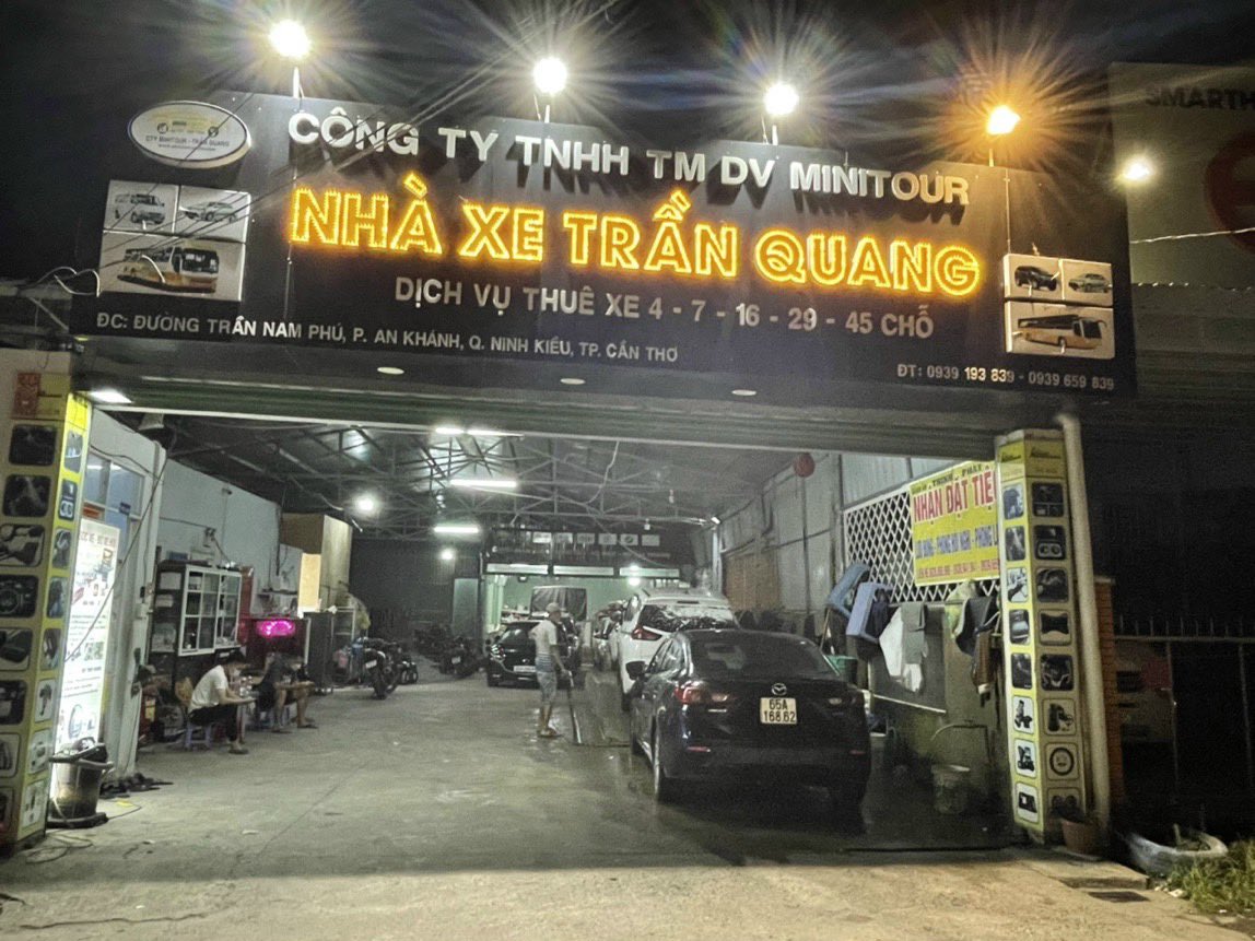 Cty Minitour- Nhà xe Trần Quang- TP. Cần Thơ
- Chuyên cho thuê oto tự lái và có tài xế theo yêu cầu với các dòng xe 4-7-16-29 chổ 👍