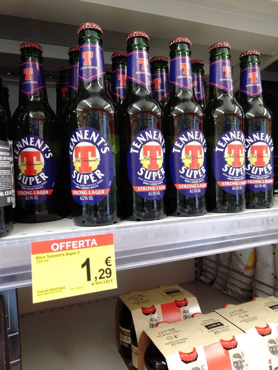 NRicominciare's tweet photo. Prendiamoci  una #tennent's 
e meno per il culo...
#venerdì Ricarica fatta. https://t.co/VhVVPf4dB6