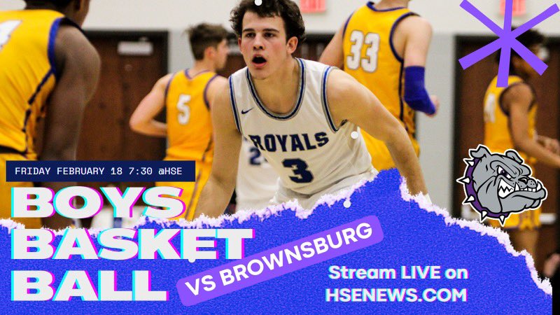 SoutheasternSN's tweet photo. GAMEDAY!!!
🆚: Brownsburg 🐶
📆: FEB 18
⏰: JV 6:00 || V 7:30
📍: HSE
#GoRoyals🔵⚪️ 
Stream link: https://t.co/tBIuoDk7jz https://t.co/1izOjWOkQn