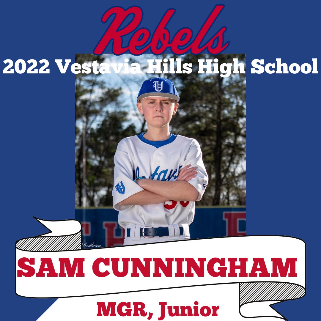 1rebelbaseball's tweet image. It’s Opening Day!! Who better to be the featured Rebel today than our man @SamCunningham04?!? We will miss him in the dugout today but know he’s busy kicking cancers tail so he can be back with us soon. #samstrong 

📷: @SouthernIntrig1