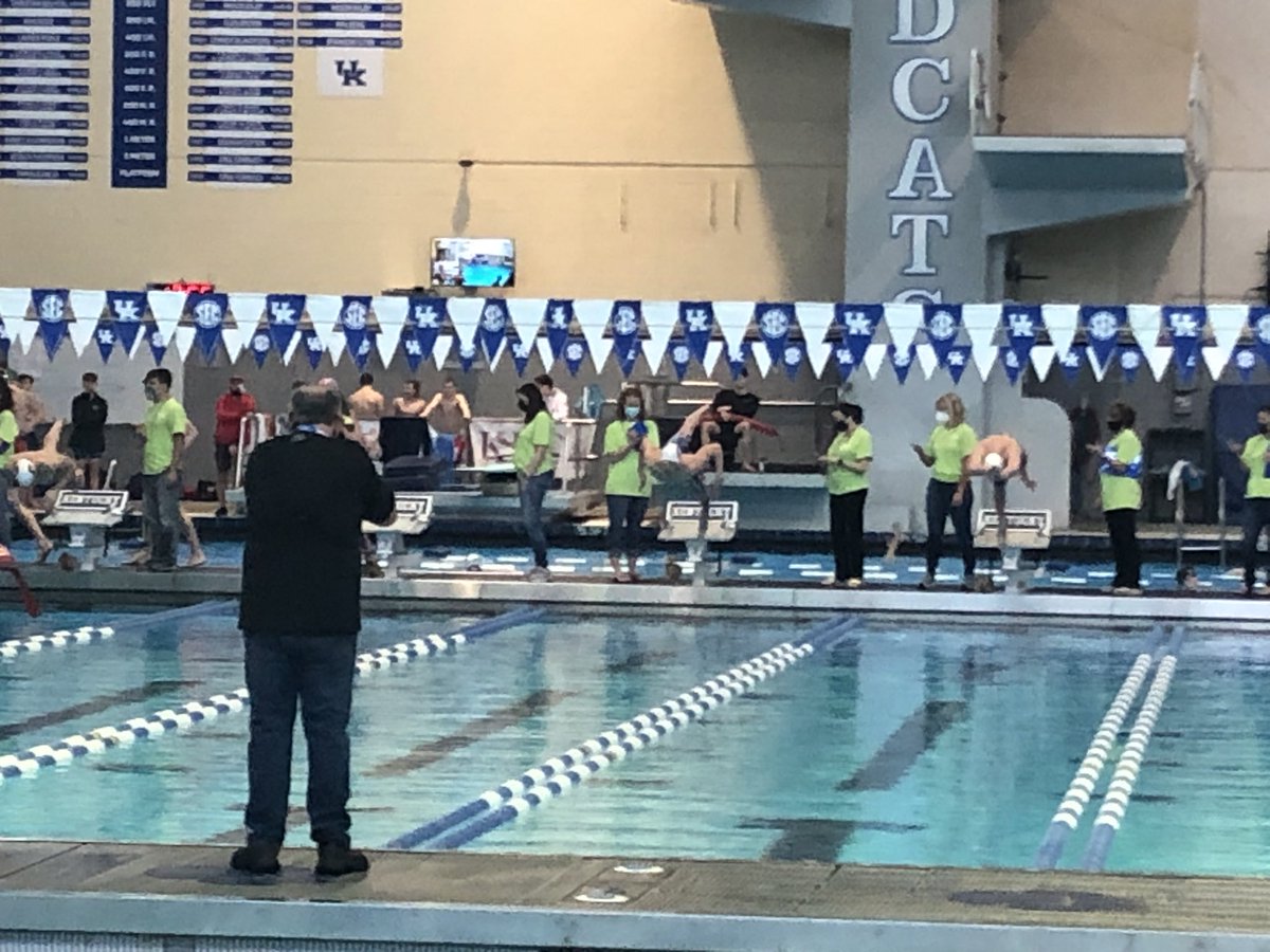 CenturionAD's tweet photo. Robert Ehrenborg makes it 2 for 2 taking the #1 seed in the 100 free with a time of 46.12. Finals will be this evening at UK. https://t.co/7hukm7pXTQ