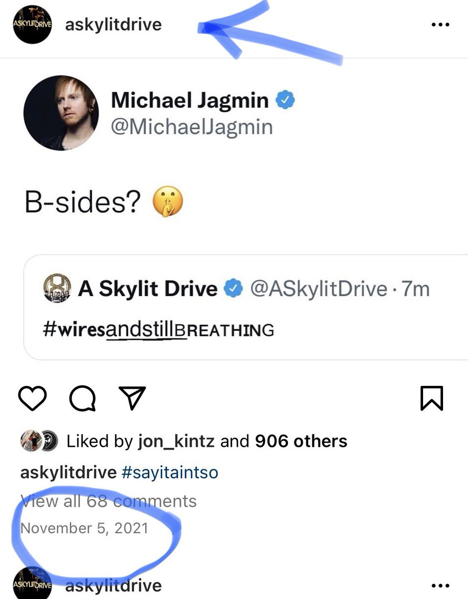 A Skylit Drive tweet media
