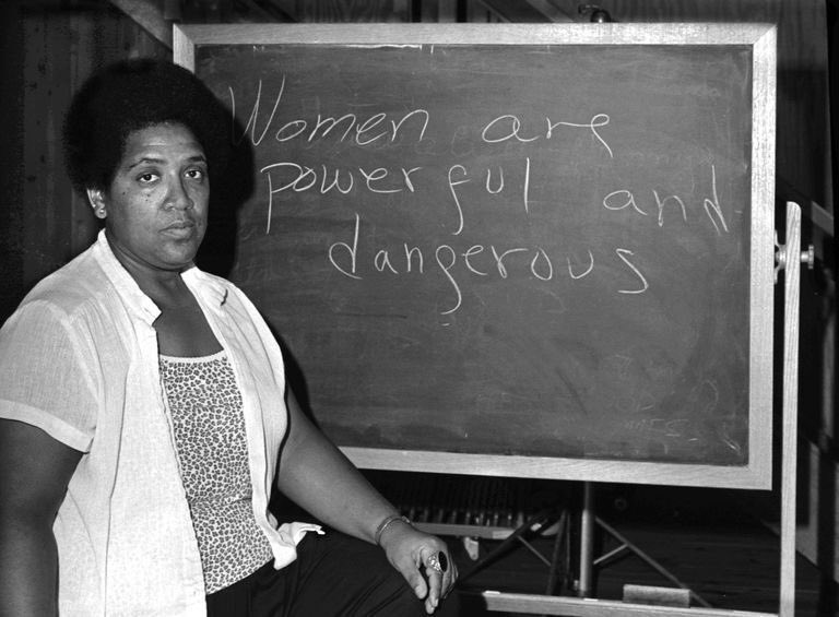 Happy birthday to our beloved Audre Lorde, a wonderful Black, lesbian, mother, warrior and poet!