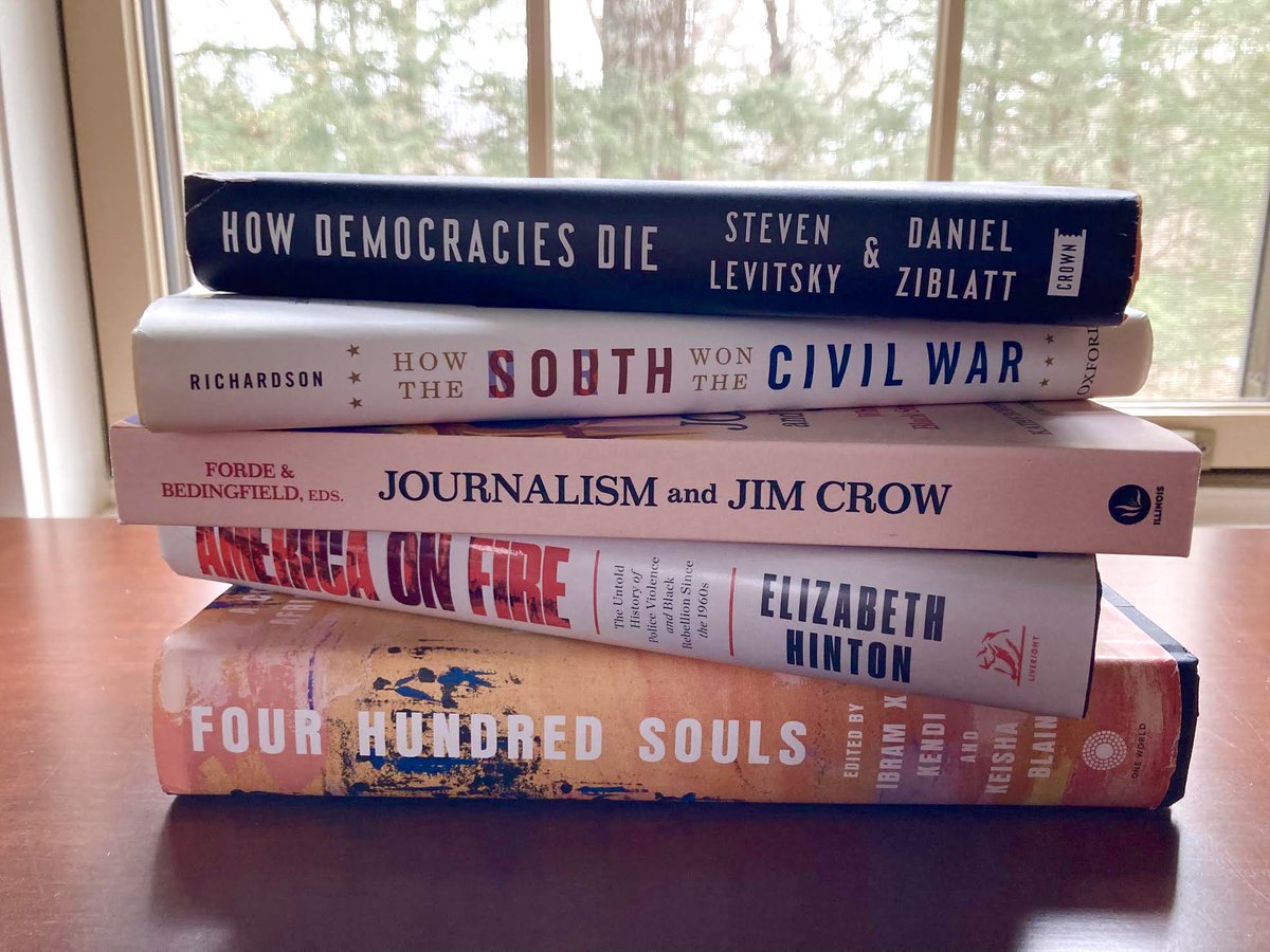 Have you gotten your copy of Journalism and Jim Crow yet? Finished it? Well, we have you covered!
Here are a few other books that are good companion pieces to JJC, all illuminating the long Black struggle to achieve a just multiracial democracy in the U.S. #BookClub #BlackHistory