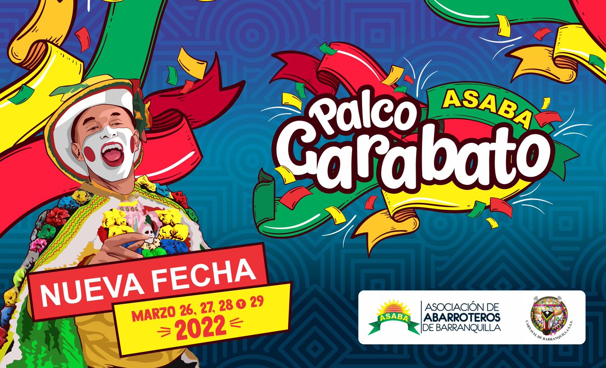 Asaba_baq's tweet photo. 👉Recuerda que el Carnaval de Barranquilla es en Marzo y #ASABA tiene el mejor Palco para disfrutar de los principales desfiles en la via 40 https://t.co/PKkdaAnYFE