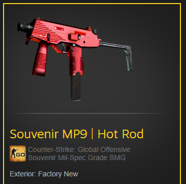 LouisStevens101's tweet photo. I'm hosting a giveaway!
just a lil fn souvenir MP9 hot rod, nothing special 🙂
rolling in just under 4 hrs:
Like ❤️
Retweet ♻️ 
Follow 🤝 
Tag a friend 🧑‍🤝‍🧑 
GL!
#csgo #giveaway https://t.co/r6hphiOpdO