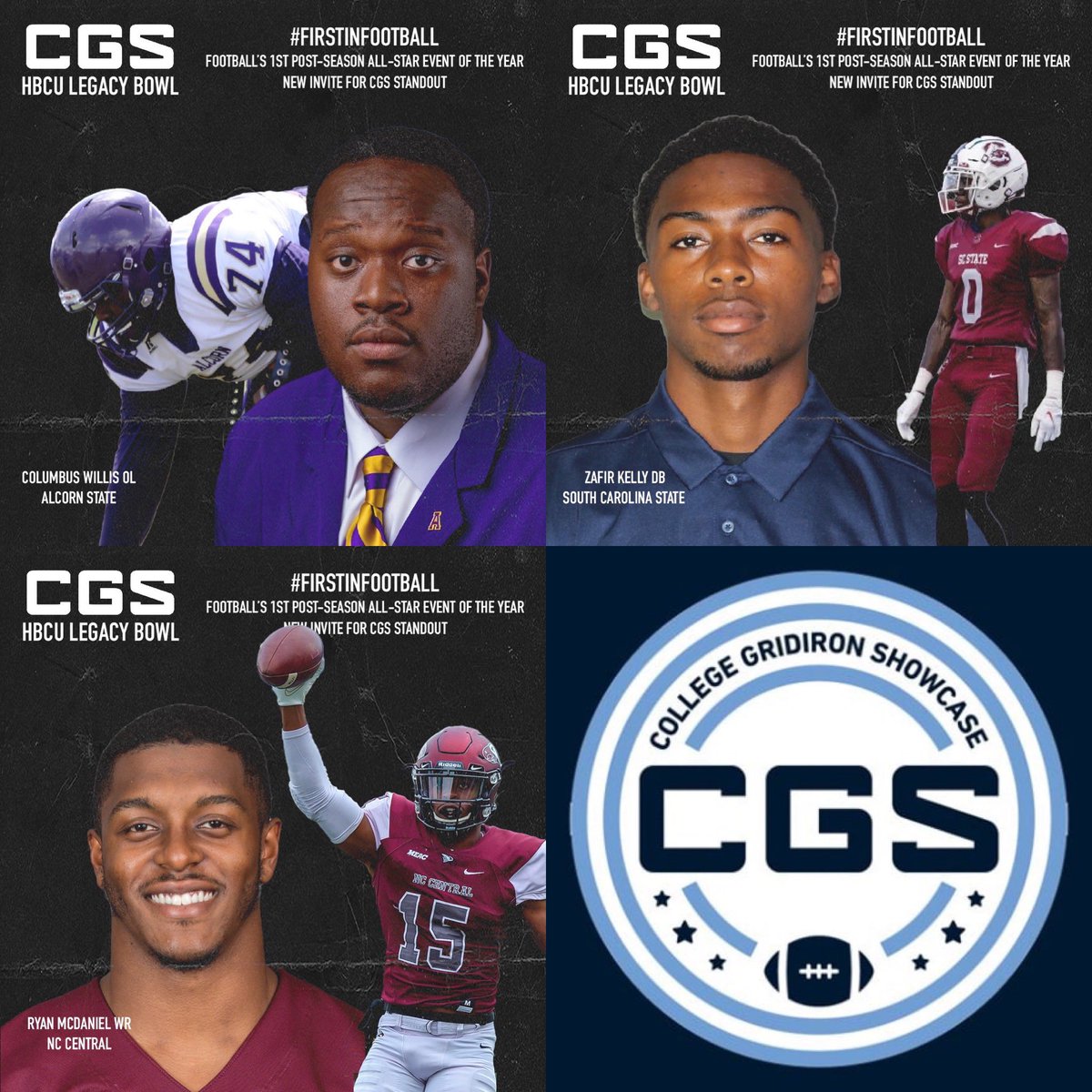Mike Rittelmann (@mrittcgs) on Twitter photo <a href="/CGSAllStar/">The College Gridiron Showcase</a> and <a href="/CgsSmall/">CGS Small College Showcase</a> well represented at the <a href="/HBCULegacyBowl/">HBCU LEGACY BOWL</a> 👀🔥
🔥<a href="/JeremiahCaine/">Jeremiah Caine</a>
🔥<a href="/DeeAnderson21/">Dee Anderson🦍</a>
🔥@Wittness_19
🔥<a href="/HAM65_/">Big Ham 🔨</a>
🔥<a href="/_KeyshawnJames/">Key🥀💫</a>
🔥<a href="/Jalenpowell65/">Coach Powell</a>
🔥@LadariusSkelton
🔥<a href="/__Walt2x/">T-Walt</a>
🔥<a href="/mcnasty74_/">Columbus Willis</a>
🔥@Zafir_kelly0
🔥<a href="/ryan_mcdaniel11/">RYAN🤘🏾</a> <a href="/CGSAllStar/">The College Gridiron Showcase</a> and <a href="/CgsSmall/">CGS Small College Showcase</a> well represented at the <a href="/HBCULegacyBowl/">HBCU LEGACY BOWL</a> 👀🔥
🔥<a href="/JeremiahCaine/">Jeremiah Caine</a>
🔥<a href="/DeeAnderson21/">Dee Anderson🦍</a>
🔥@Wittness_19
🔥<a href="/HAM65_/">Big Ham 🔨</a>
🔥<a href="/_KeyshawnJames/">Key🥀💫</a>
🔥<a href="/Jalenpowell65/">Coach Powell</a>
🔥@LadariusSkelton
🔥<a href="/__Walt2x/">T-Walt</a>
🔥<a href="/mcnasty74_/">Columbus Willis</a>
🔥@Zafir_kelly0
🔥<a href="/ryan_mcdaniel11/">RYAN🤘🏾</a>