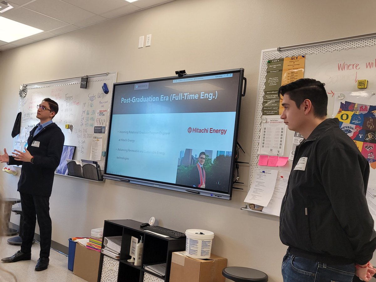 tylerisdAVID's tweet photo. Guest speakers  @TLRedRaiders today! Thank you Erick and Diego for traveling from @UH_Live to share your academic experiences and encouragement for the AVID students!!! #MechanicalEngineering #SupplyChainManagement #BROTHERS @erick_nltx @TylerISD @CCMTylerISD https://t.co/7mTV89N7IB