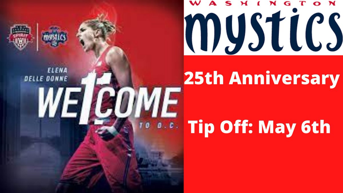 Murf_flick's tweet photo. Washington Mystics 25th Anniversary Season. 

May 6th.

Mystics vs. Fever

#SRM435 #Mystics25 https://t.co/9xFChHC5dL