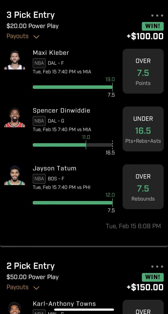 Finished the 1st half strong! Choosing one retweeter to receive a rest of season plus playoffs membership free (PrizePicks included)!