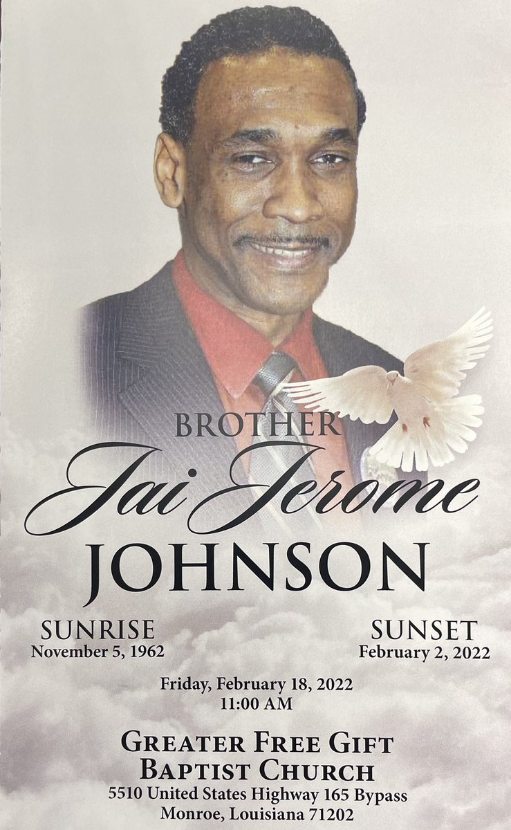 The Grambling State University Police Department would like to extend our condolences to the family of Sgt. Raul Johnson on the loss of his brother.