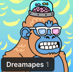 Solana_CloneX's tweet photo. @DreamapesNFT Mint of the Day! 
#NFTCommunity #nftart #Solana https://t.co/V5amlEQQPn