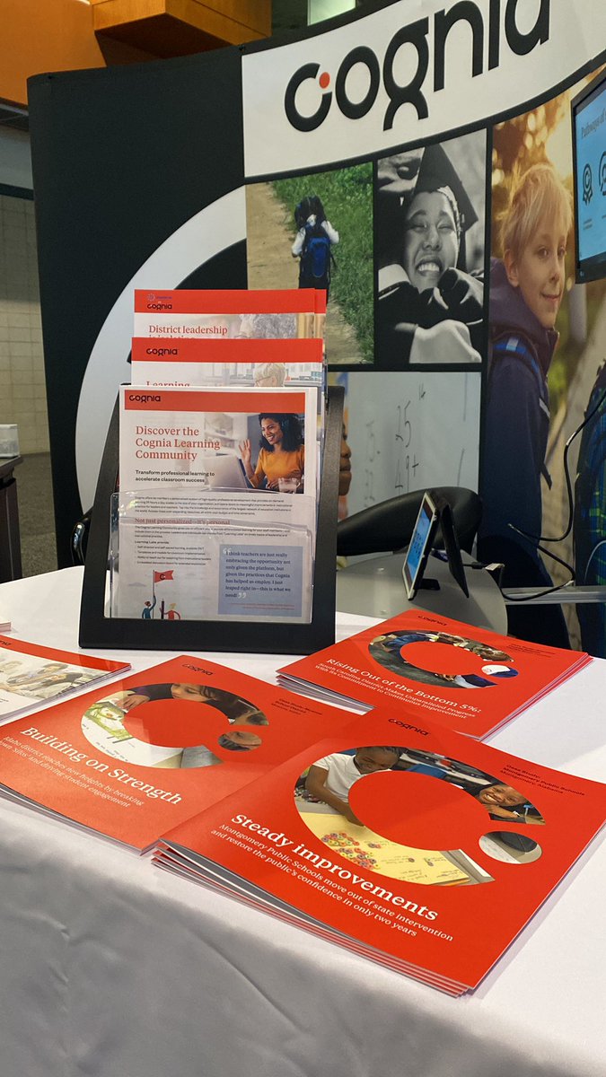 Celebrating success with @cognia members <a href="/AASAHQ/">AASA</a>. Stop by booth 400 today from 11am-2pm and let’s discuss your commitment to continuous improvement. #NCE2022 #superintendent #education