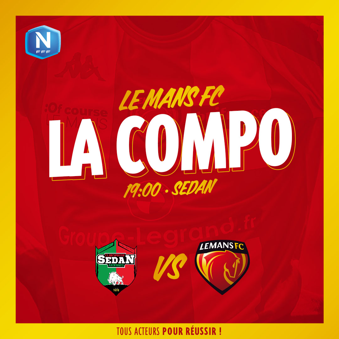 LEMANSFC's tweet image. 🚨 #CSSALMFC La compo mancelle : Patron - Vardin (c.), Cissé, Moussadek, Lauray - Damour, Avounou, Fadiga - Bègue, Camara, Gnanduillet.

Prêts à entrer en jeu : Hatfout, Coulibaly, Tomi, Waflart, Donisa.

Entraîneur : Cris.

#AllezLEMANSFC 🔴🟡