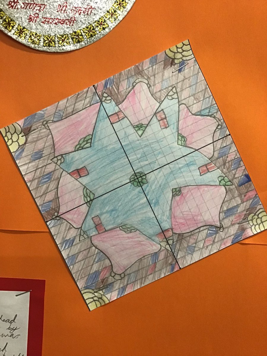 K9_is_my_puppy's tweet photo. As part of their RE learning on Diwali πͺ we designed Rangoli patterns. These patterns are usually created used coloured chalk or sand at the entrance to a home to welcome visitors.
#MDRE https://t.co/Xg1u8FTeo4