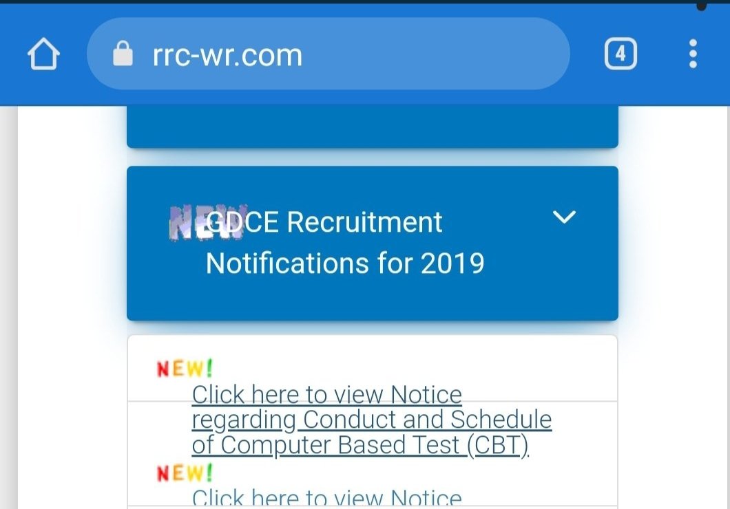 sanju67377179's tweet photo. @WesternRly @Gmwrly
Kindly correction in the notice which is published for scheduled CBT Examination of GDCE 2019. https://t.co/9PPKwJx8Qq