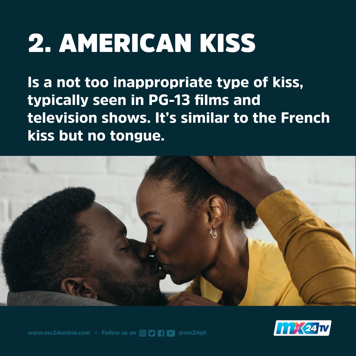 mx24gh's tweet photo. Probably not...🙁.
(2/3)
#mx24gh #mx24tv #mx24teaser #funfearlessfactual #Kissing #love https://t.co/1Lv9oFY7KS