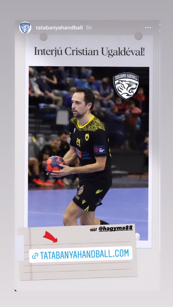 CristianUgaldeG's tweet photo. It’s official, next season I will join Grundfos Tatabánya! Very happy to be back in Hungary and be part of this nice project. But now we still have very important things to do in @aek_official https://t.co/eUIitsH9C1