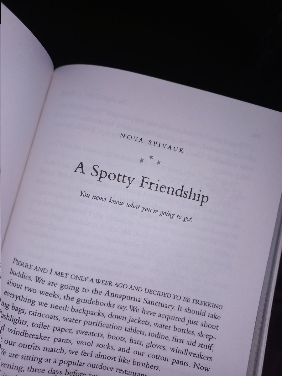 You never know what you're going to get. 
#TravelersTales 
#ReadingBooks
