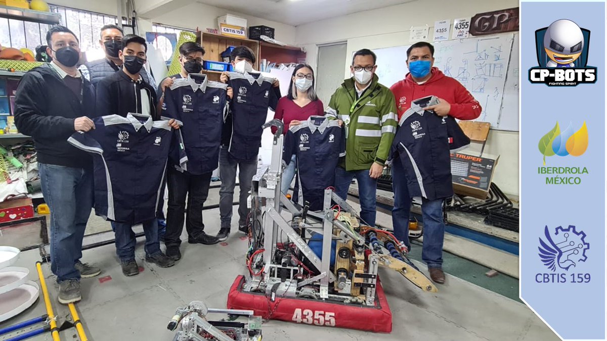 CP_BOTS's tweet photo. Que hermosura de uniformes 😎🤩
@iberdrolamex nos hizo entrega de nuestros uniformes para esta competencia de FTC ✨ MUCHAS GRACIAS por la confianza y el apoyo al equipo 💪🏽
#cpbots #fightingspirit https://t.co/NMHldkGemg
