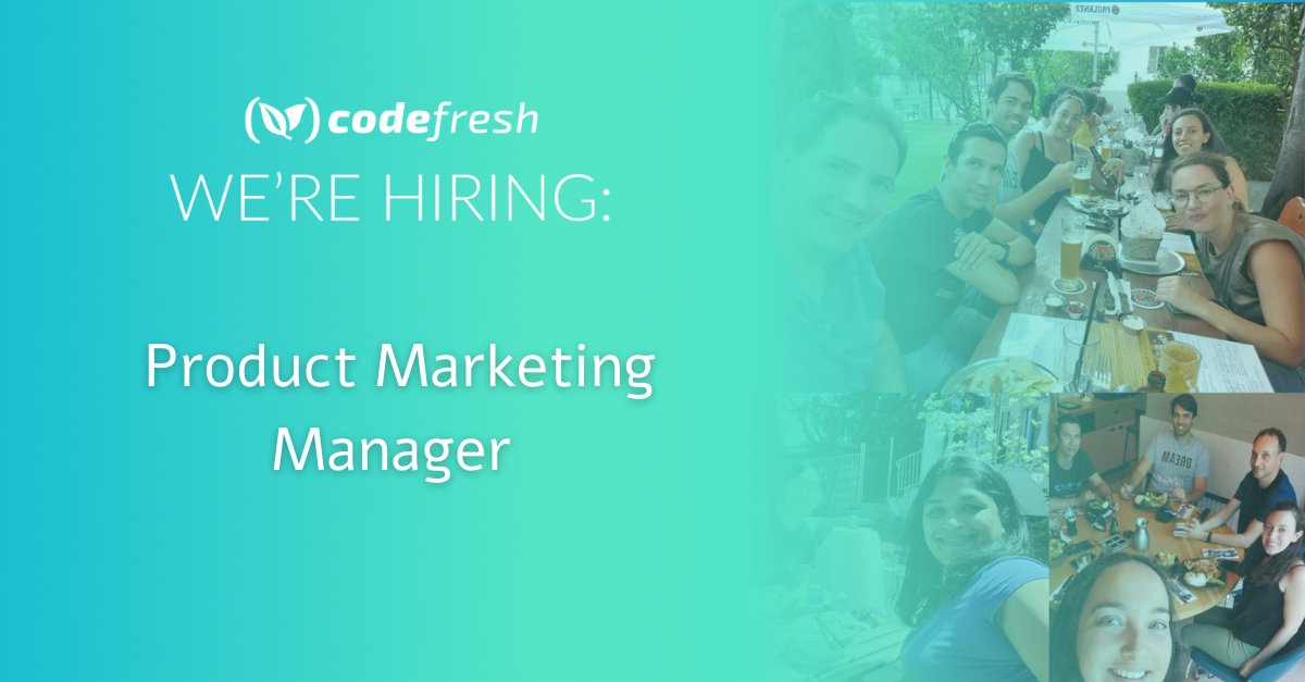 codefresh's tweet photo. #WeAreHiring! Our rapidly growing Marketing team is looking for a seasoned and creative technical #ProductMarketingManager!! 🙌🤩

For more information go to the link bellow 👇🏾https://t.co/usQFHh6Y1C

#WeAreGrowing #Marketing #ProductMarketing #USRemote #TechJobs https://t.co/21t5iFj1wW