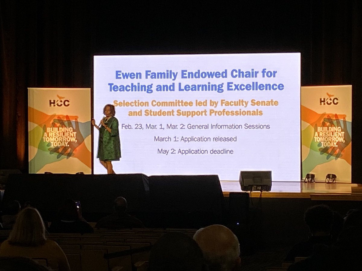 West Houston Institute (@whi_hcc) on Twitter photo Powerful message today from <a href="/EwenKurt/">Kurt Ewen, PhD</a> announcing the Ewen Family Endowed Chair for Teaching and Learning Excellence. Applications open to faculty and student support professionals on March 1st! #RealCollege #RealLeadership <a href="/WeAreHCCS/">Houston Community College Official</a> Powerful message today from <a href="/EwenKurt/">Kurt Ewen, PhD</a> announcing the Ewen Family Endowed Chair for Teaching and Learning Excellence. Applications open to faculty and student support professionals on March 1st! #RealCollege #RealLeadership <a href="/WeAreHCCS/">Houston Community College Official</a>