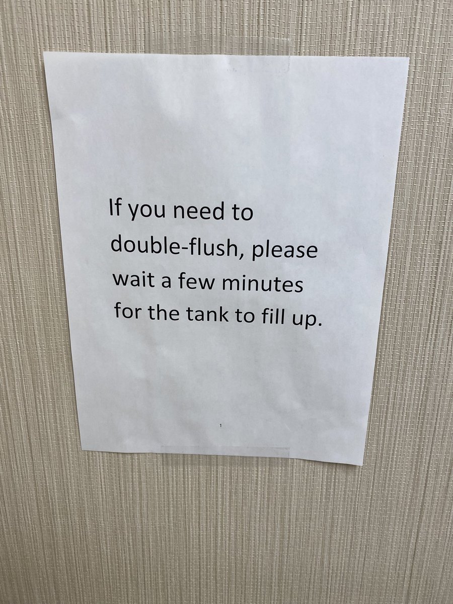 standinNsmilin's tweet photo. Someone has blown up this toilet at the orthopedist one time too many…#allthesigns 😳😂 https://t.co/RR9uxYJFTw