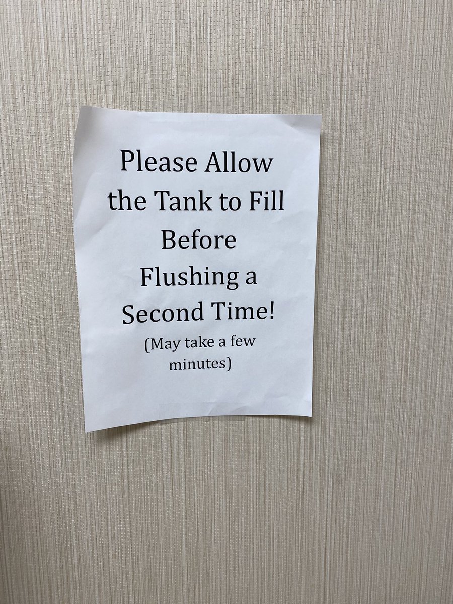 standinNsmilin's tweet photo. Someone has blown up this toilet at the orthopedist one time too many…#allthesigns 😳😂 https://t.co/RR9uxYJFTw