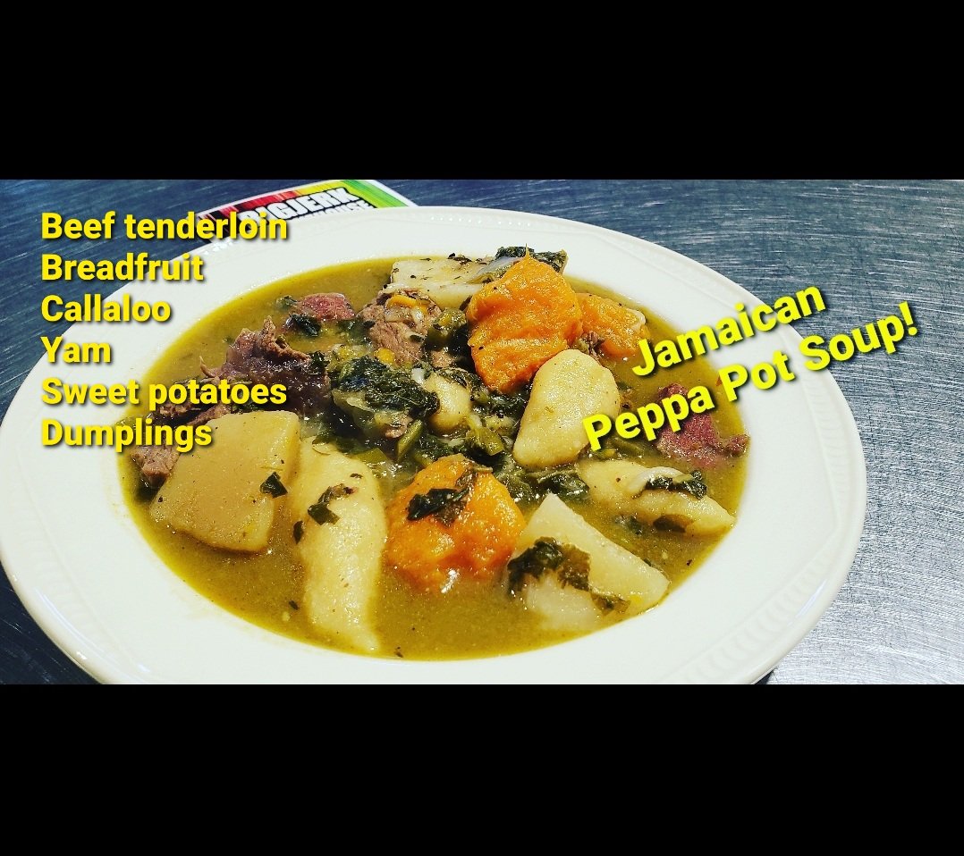 bigjerk_menu's tweet photo. Today's Special Jamaican Peppa Pot Soup
With Callaloo!
This Soup eats like a meal 
Call/Text 519-590-5375 
Or website https://t.co/o5AhrHdFlP https://t.co/sOjPjm6fcW