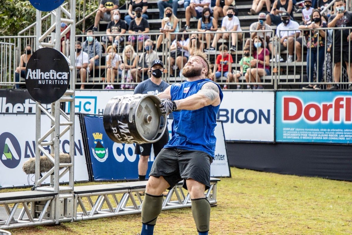 PMSimferopol's tweet photo. 🆕Athlete-strongman from #Omsk🇷🇺 Dmitry Skosyrsky successfully participated in an annual power extreme contest #ForçaBruta held in #Brazil🇧🇷, and showed very impressive results!
Congratulations👏🎇!
#DoSports💪 and #BeSafe❤!
#Russia🇷🇺 https://t.co/GtwlADWWsu