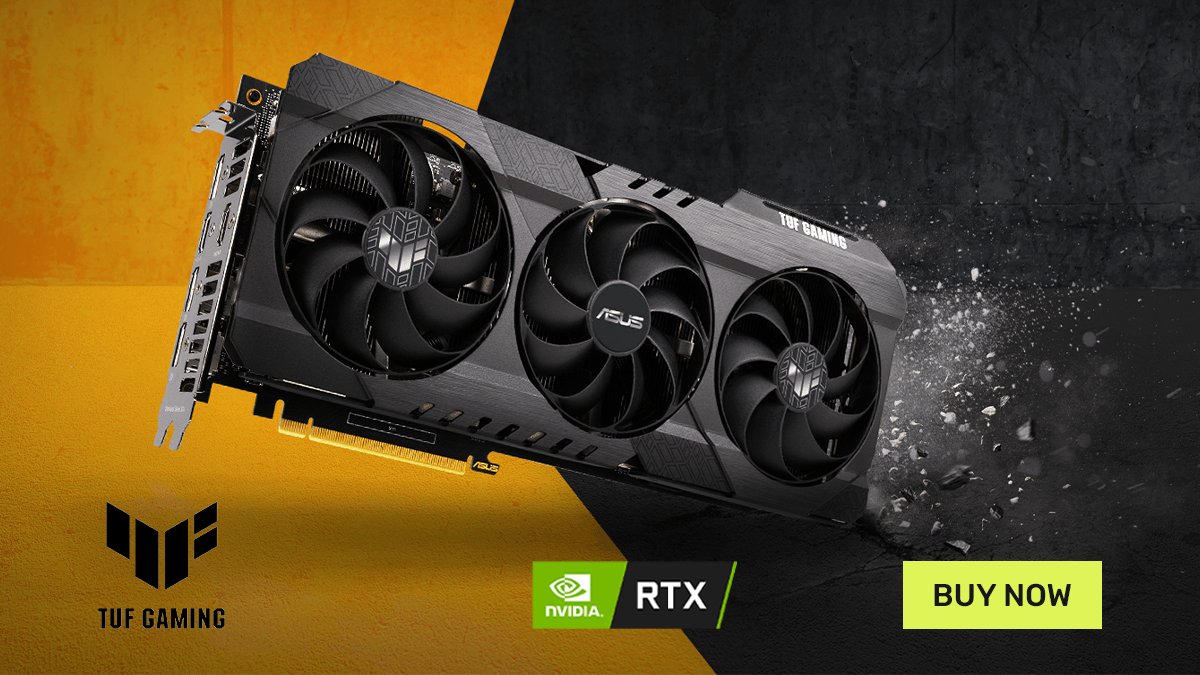Stock Alert 🚨
The ASUS TUF Gaming RTX 3060 Ti OC is back in stock! Get yours below 👇
okt.to/jyTdE2