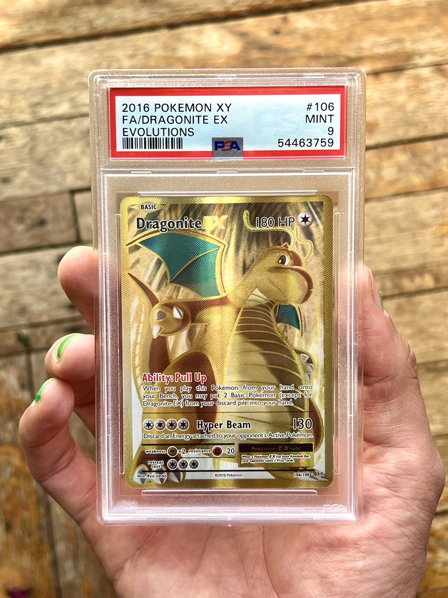 Giving away this PSA 9 - FA Dragonite EX from XY Evolutions.

Just retweet this tweet

Winner picked Friday 2/25 🖤