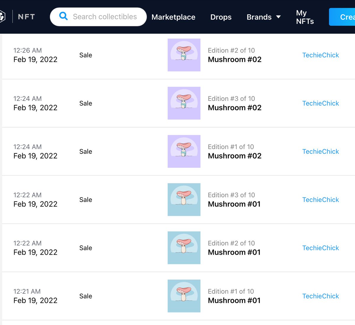 Thank you <a href="/OhaiCosmos/">Sopha.ETH/SOL</a> so much.
You always support me all time. 55555
See my Mushroom - crypto.com/nft/collection…
.
#NFTTHAILAND #NFTCommmunity #NFTdrop #NFTcollections #NFTMint #nft #nfts