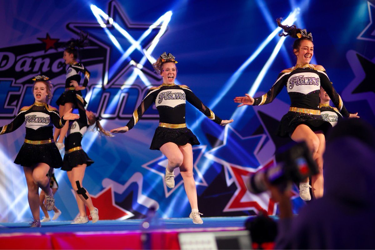 wcstratosphere's tweet photo. We cannot wait to watch our teams take the mat at Maryland Madness tomorrow🖤💛 #ExcitedToBeWC #WCLancaster #MarylandMadness #WCFlame #AllstarCheerleading #WorldCupAllstars https://t.co/g1ra0HhKpG