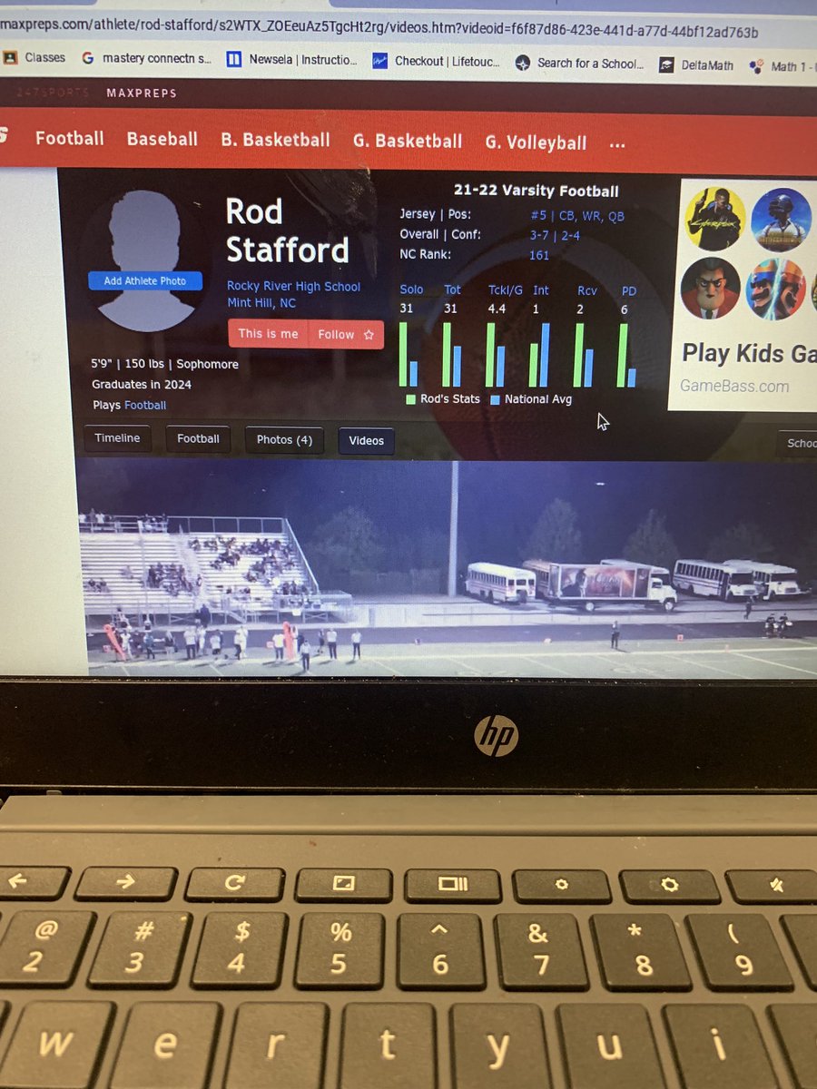 31 solo tackles sophomore corner 🏈