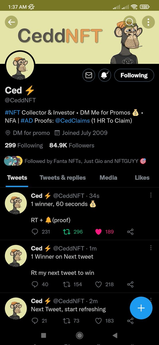 marxlenft's tweet photo. @CeddNFT https://t.co/8IEVB4ZSJG