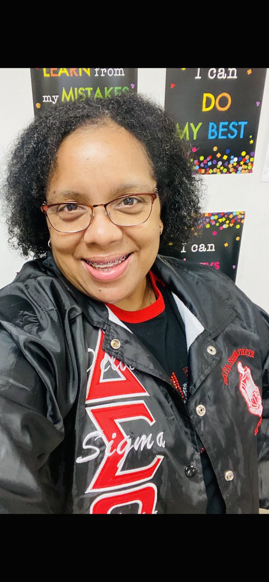 Mrs_A_Davison's tweet photo. Delta Sigma Theta is the only way 🔺I love my DST ❤️ OO-OOP 🐘 #AldineD9 #AldineHBCU TSU https://t.co/LQOA3rYloT