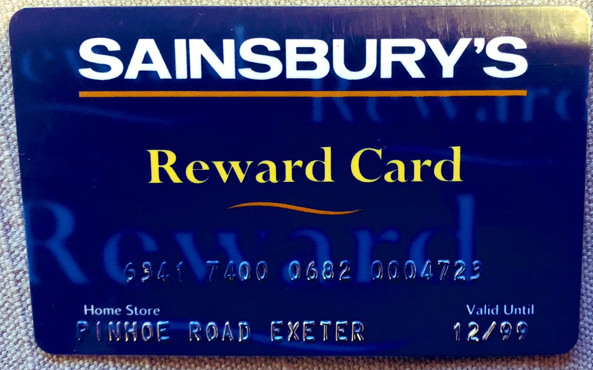 retrorerun's tweet photo. We have no memory of the ‘home store’ concept on the original Sainsburys Reward Card. https://t.co/Qln0ywOQhX