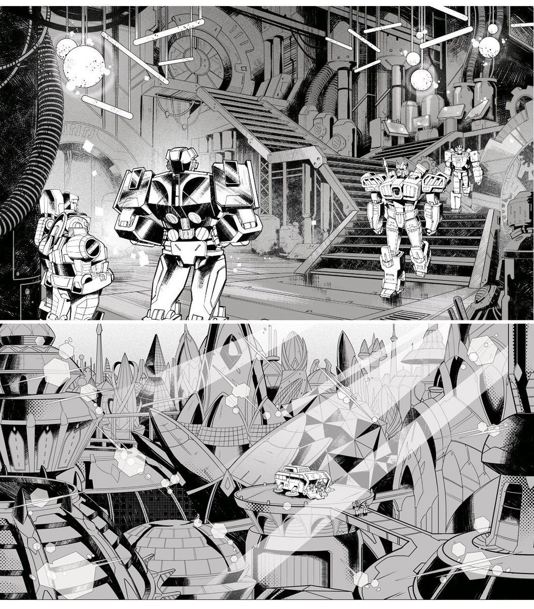 Wanted to take a second to show off some of my favourite spaces I got to come up with in Transformers. Some years ago doing backgrounds was an ordeal, and now, i think, i love imagining the world them robots inhabit the most. 