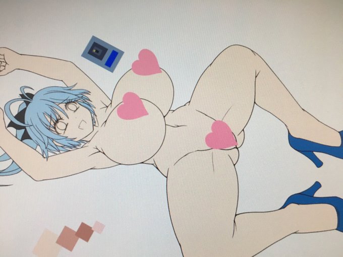 依頼絵進捗、塗り分け終わった夏希ちゃんあげておきますね 