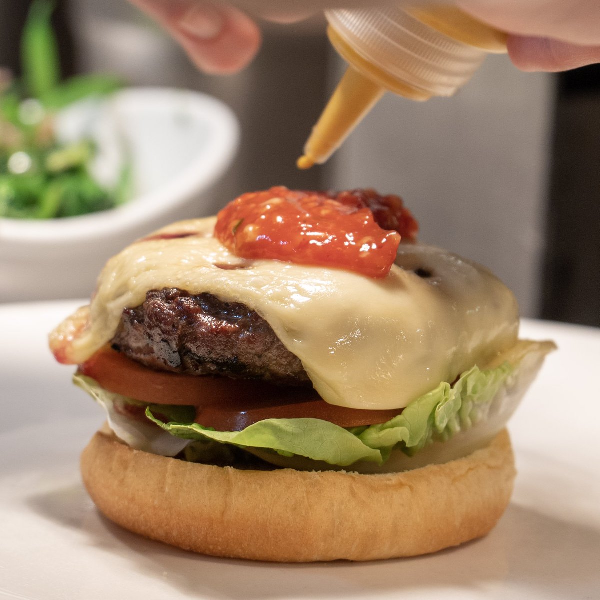 Take shelter from the storm and enjoy our delicious Homemade Beef Burger - the perfect Friday night pick me up 🍔