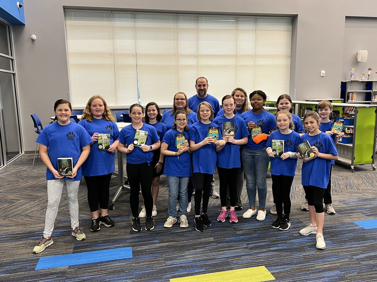 LibrarianDavis's tweet photo. @NIS_Wildcats 5th grade Battle of the Books teams! @tcss_schools https://t.co/bMyP1yQNsJ