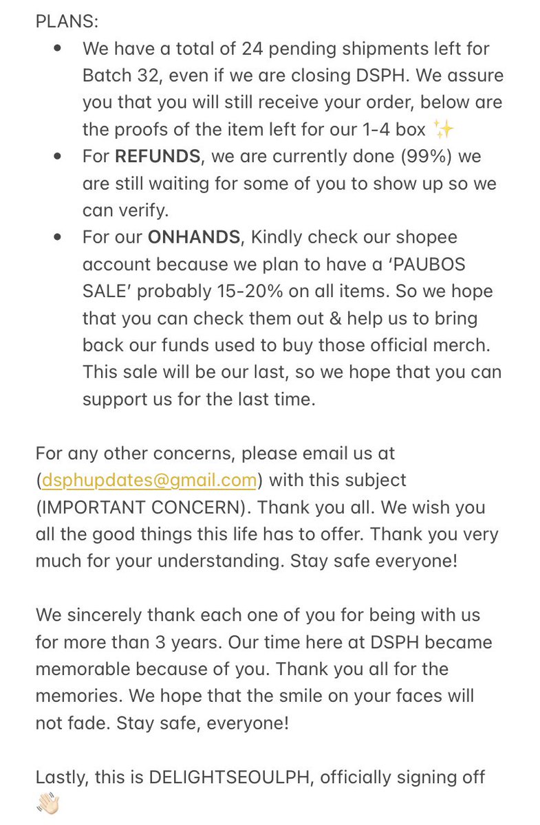 DELIGHTSEOULPH's tweet photo. Good Day! We sincerely thank each one of you for being with us for more than 3 years. Our time here at DSPH became memorable because of you. We hope that the smile on your faces will not fade. Stay safe, everyone!
 
Lastly, this is DELIGHTSEOULPH, officially signing off 👋🏻 https://t.co/AeysA5D1Vv