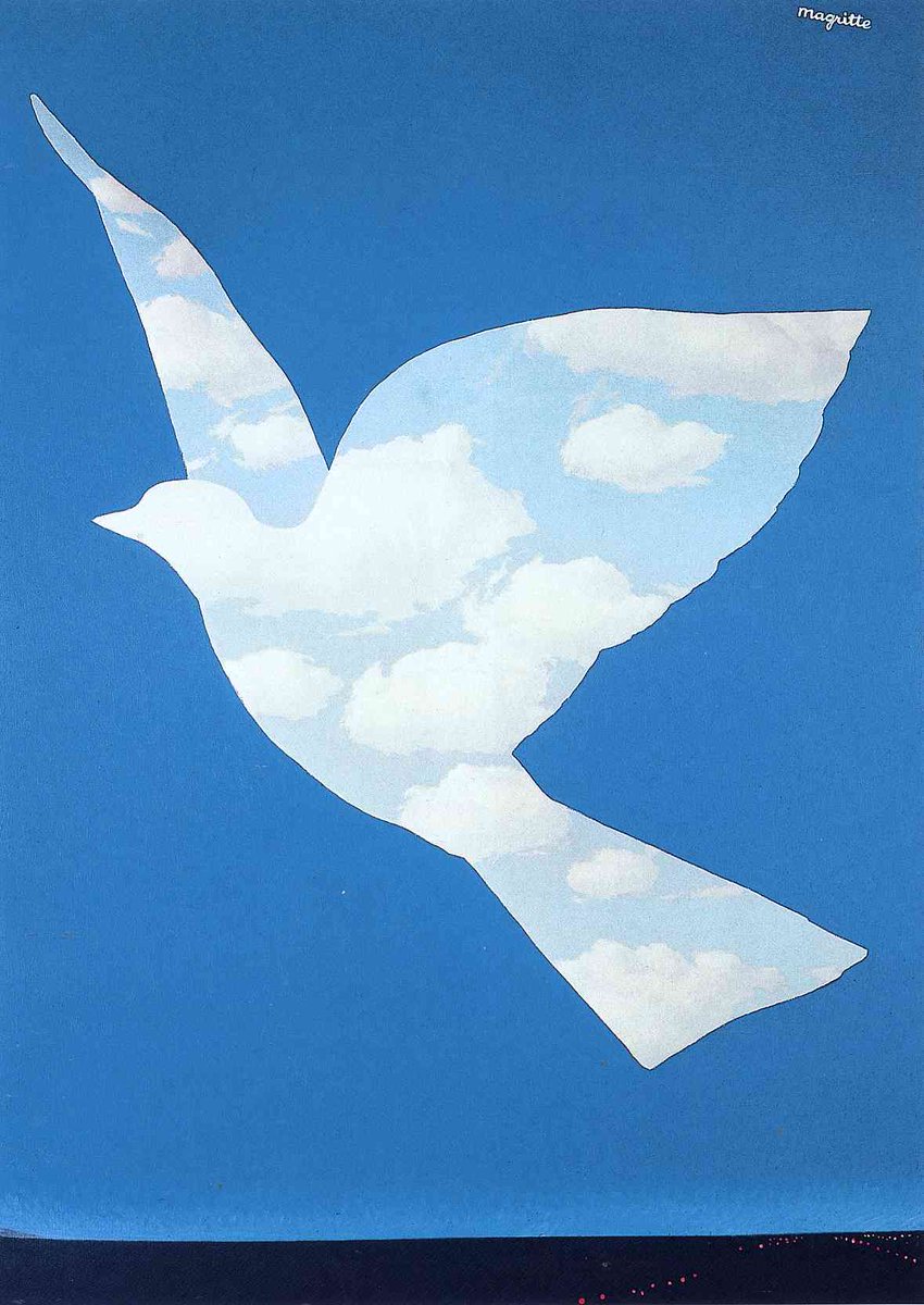 Arteymas_'s tweet photo. La promesa, 1966, René Magritte https://t.co/g72N8pAeQT