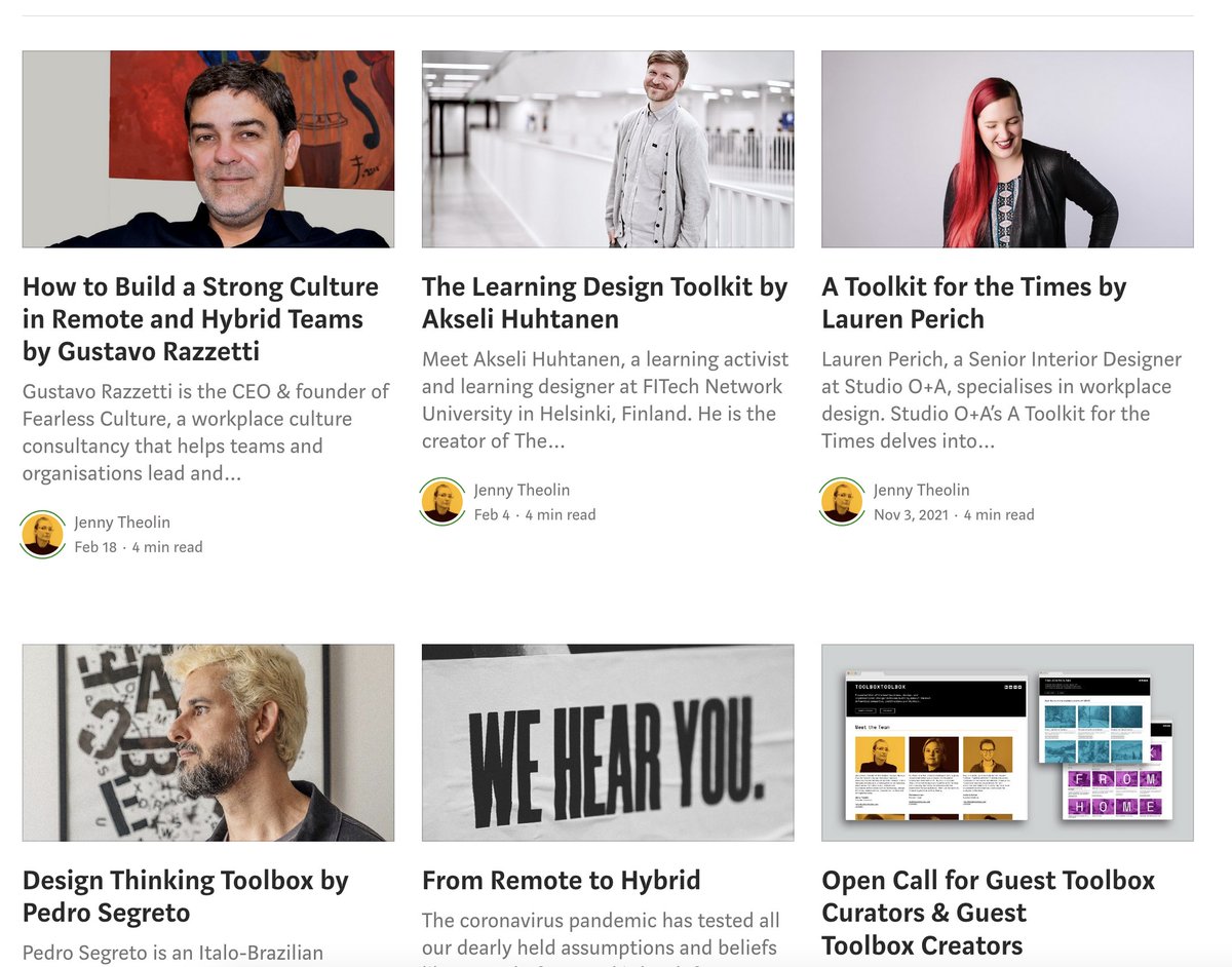 toolbox_toolbox's tweet image. We&apos;ve chatted with not one but two toolbox creators and quizzed them about the problems their toolboxes solve and the future of toolboxes. You can read all about what @akseli_huhtanen and Fearless Culture&apos;s Gustavo have to say on our Medium channel: medium.com/toolboxtoolbox