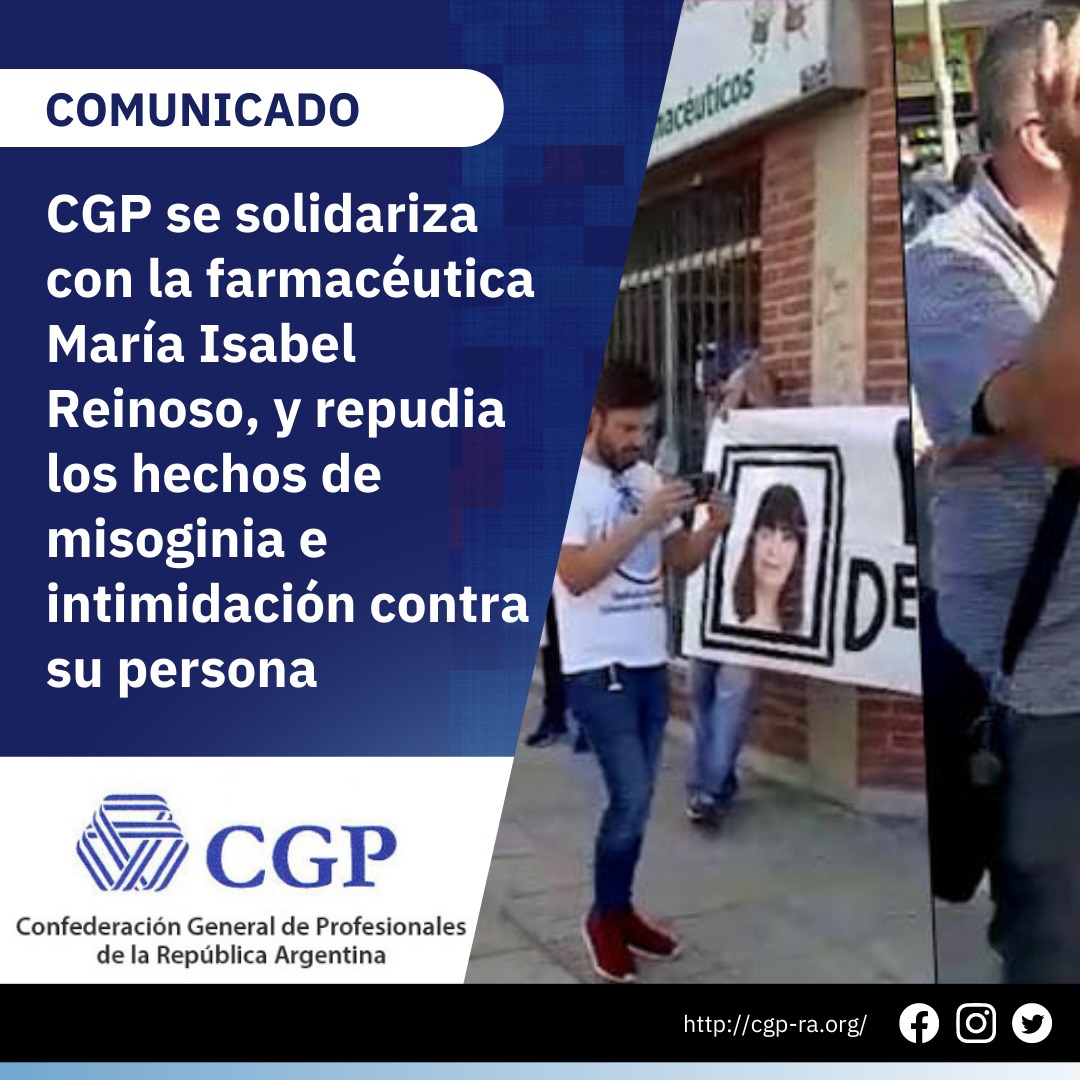 COFAorgar's tweet photo. Agradecemos el apoyo de la CGP y @FEPUBAOK ante el hostigamiento y las intimidaciones que está sufriendo la farmacia de la Farm. @IsabelIreinoso, presidente de la COFA, por parte de Marcelo Peretta, secretario general de SAFYB. https://t.co/LHHJm4LuQh