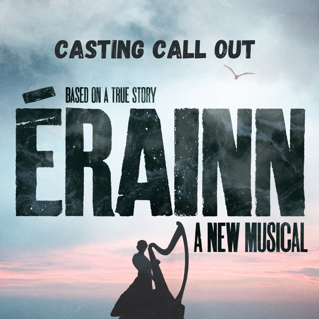 erainnmusical's tweet photo. CASTING OPPORTUNITY. Submissions will not be accepted via DM. Please email erainnemusical@gmail.com https://t.co/qyutRtb0VT